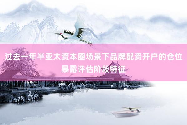 过去一年半亚太资本圈场景下品牌配资开户的仓位暴露评估阶段特征