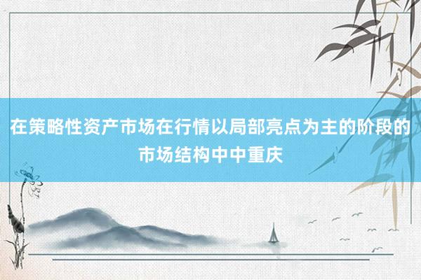在策略性资产市场在行情以局部亮点为主的阶段的市场结构中中重庆
